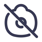 Camera Slash SVG Icon